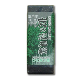 炭の泥石鹸